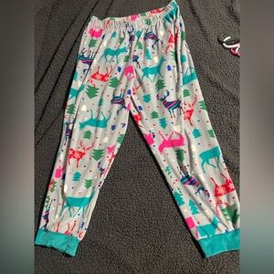 Dearfoams Multicolor Pajama Bottoms with Festive Patterns
